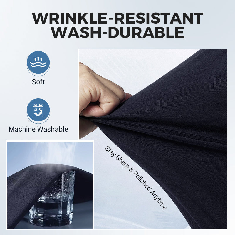 Herren 2-teiliges Freizeit-Set in Unifarben für Herbst und Winter (Jacke + Hose)