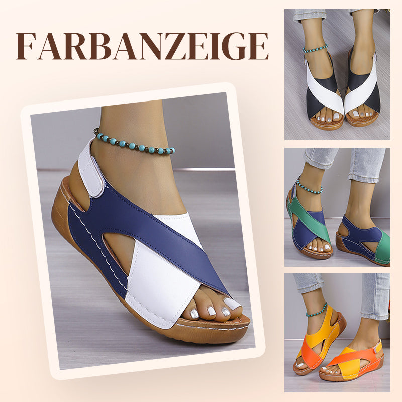 🔥HOT SALE-50% OFF🔥Ultra-bequeme orthopädische Sandalen mit schrägem Absatz für Frauen