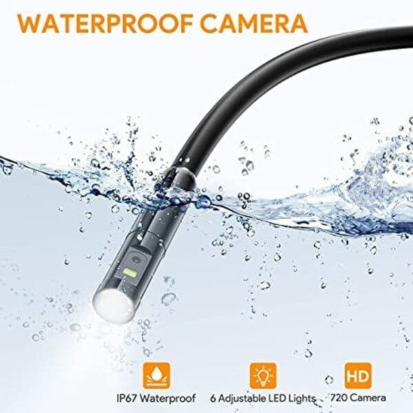 3 in 1 Endoskopkamera, Wasserdichte Endoskop Inspektion, Schlangenkamera Endoskop für Android TypC Mobiltelefone