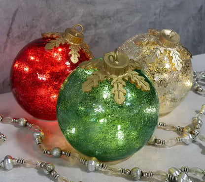 🔥Black-Friday-Mega-Angebot – 50 % Rabatt!🎅Glastischplatten-Weihnachtsschmuck【3 Stück】🔔🎁
