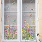 💐Neujahr Heißer Verkauf 50% Rabatt💞 Bunter Blumenstrauß Fenster Sticker🖼️