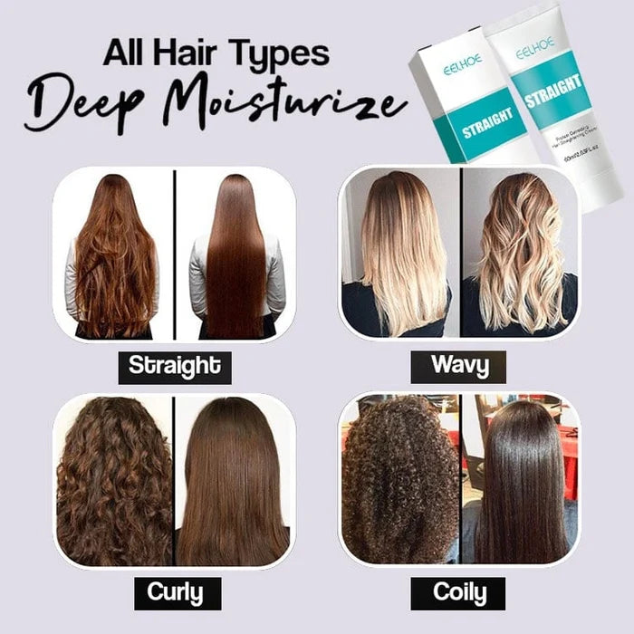 💆‍♀️ KAUFEN 2 ERHALTEN 3! ✨ Seiden- und Keratin-Haarglättungscreme - Professionelle Frizz-Kontrolle mit Hitzeschutz für Geschmeidiges & Glänzendes Haar bis zu 48H 🌟🧖‍♀️