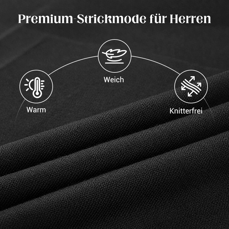 🧶 50% RABATT HEISSER VERKÄUF! ✨ Premium Kaschmirpulli Herren Einfarbig - Weiches Wohlfühlgarn mit Moderner Passform für Business & Freizeit 👔🎯