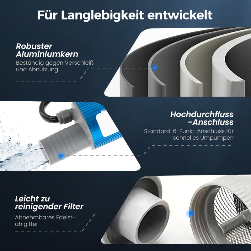 🔋 50% RABATT! ✨Hochleistungs-Öl- und Wasserpumpensatz
