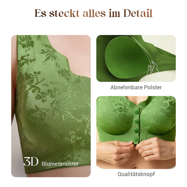 🎁 Herbst-Sonderangebot: 50 % Rabatt 💃 Bequemer, vorne zu verschließender, bügelloser, nahtloser BH 🌸