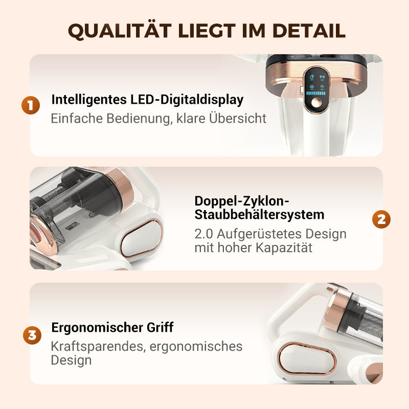 ⏳2026 Neu eingetroffen – 50 % Rabatt🎁Sakerplus Leistungsstarker UV-Bettstaubsauger