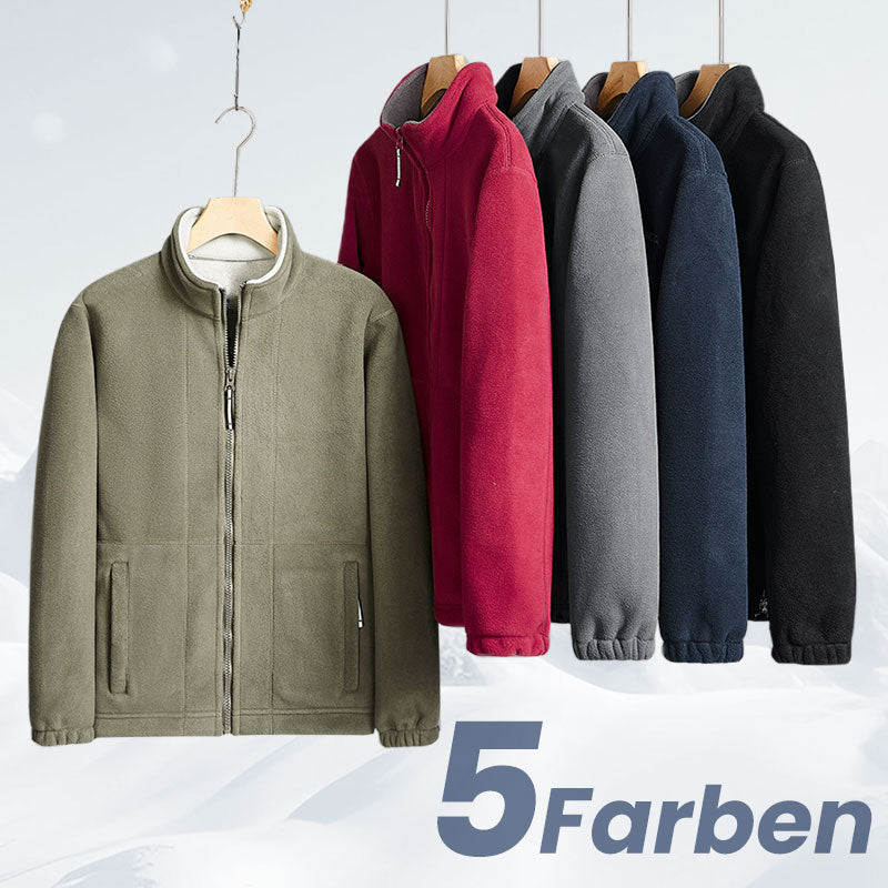 🔥Kostenloser Versand - Herrenjacke mit doppelseitigem Fleece (55% Rabatt)