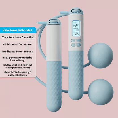 🔥Springseil mit Zähler (Schwerkraftball mit/ohne Seil), zum Abnehmen, Kalorien verbrennen