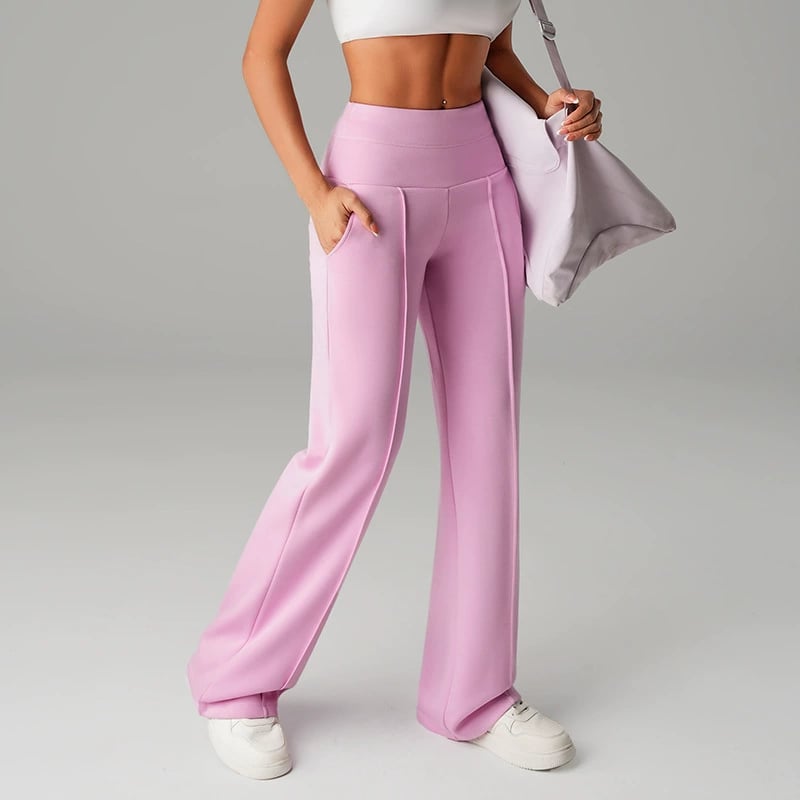 ⌛ Nur noch 3 Tage – 49% auf alles! ⏰ 50.000+ VERKAUFT!💕 Damen-Unifarbene Weite Straight-Leg-Hose