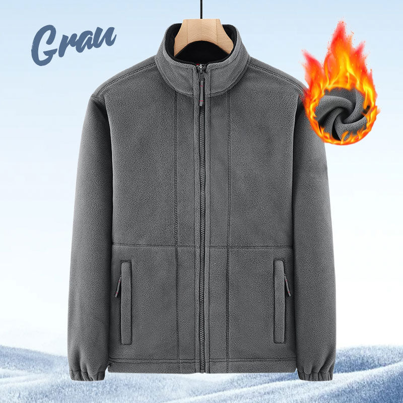 🔥Kostenloser Versand - Herrenjacke mit doppelseitigem Fleece (70% Rabatt)