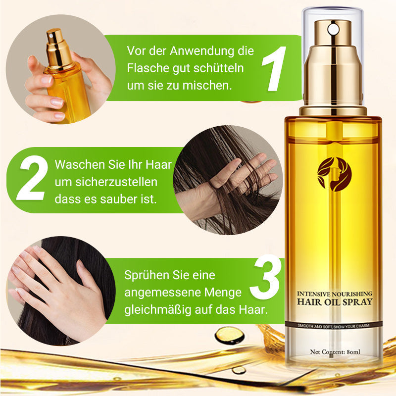 ✨ KAUFEN 2 ERHALTEN 1! 🔥 Intensiv Pflegendes Haaröl-Spray - Mit Keratin und Hitzeschutz für Geschmeidigen Glanz und Reparatur bis in die Spitzen 🌟🧴