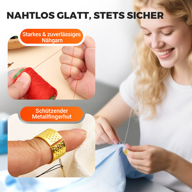 🧵✨37-teiliges Set: Große Augen-Nähnadeln
