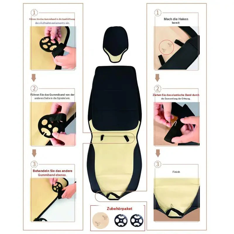 PU-Leder-Autositzbezüge, Frontsatz, universell passend für Limousinen, SUVs und Lastwagen