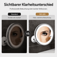 💄🪞 LED Kosmetikspiegel mit 10-facher Vergrößerung – Saugnapf, 360° drehbar & faltbar, für Bad & Make-up