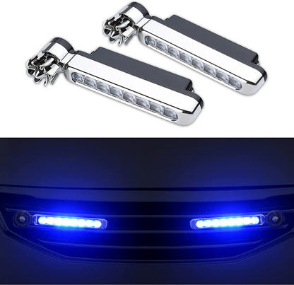 📢📢50% RABATT !!⏰Windkraft LED-Tagfahrlicht für Autos (2 Stück) – Kabellose Zusatzleuchten