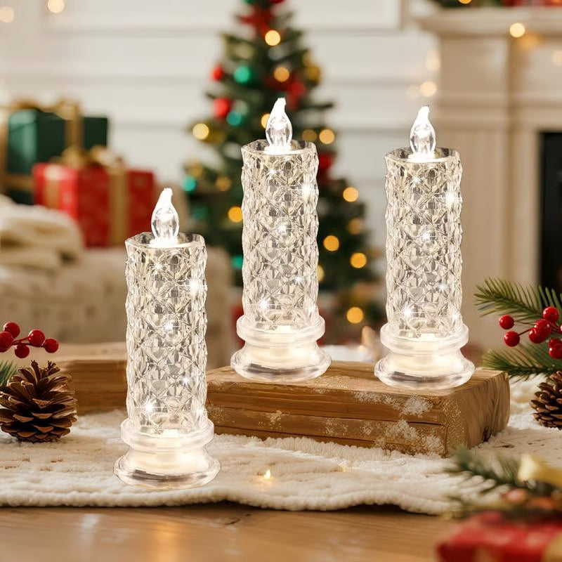 🔥Last Day 49% OFF🎁Set of 4 LED Crystal Candle Lights