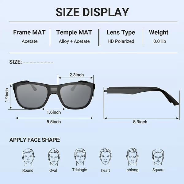🔥FATHER'S DAY SALE - Smart Photochromic Polarized Sonnenbrille