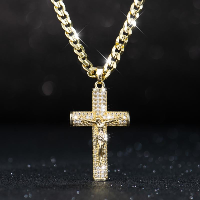 ✝️Jesus-Kruzifix-Anhänger-Halskette