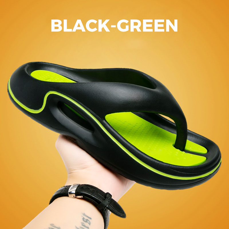 Rutschfeste Outdoor-Flip-Flops mit dicker Sohle für den Strand