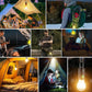 Outdoor Camping Hängende Typ-C Aufladung Retro Glühbirne Beleuchtung Dekoration