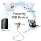 🔥2025 Heiße Produkte 🔥USB-Ventilator mit LED-Uhrbeleuchtung