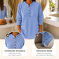 👔 Zum Halbpreis – 50% gespart! 🔥Damen Cordbluse mit Henley-Ausschnitt——Ihr Allrounder für jeden Anlass