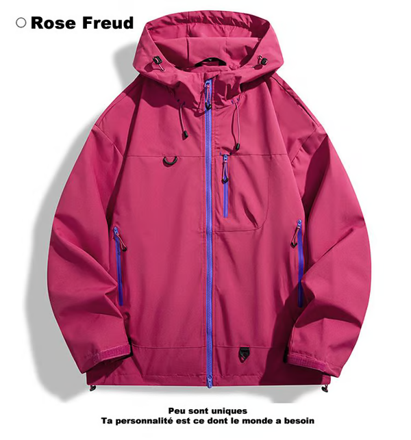 Wasserdichte Outdoor-Sportjacke mit Kapuze