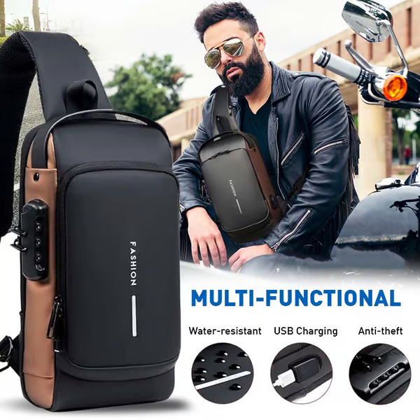 🔥 Sporttragetasche mit USB-Ladefunktion – Diebstahlsicher, praktisch & leicht – Perfekt für Reisen, Pendeln & Outdoor-Aktivitäten ⚡