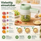 🥕🍳4-in-1-Set aus manuellem und elektrischem Gemüseschneider – Multifunktionale Akku-Küchenmaschine