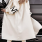 Women's Hooded Long Sleeve Knitted Sleeves Patchwork Casual Jacket