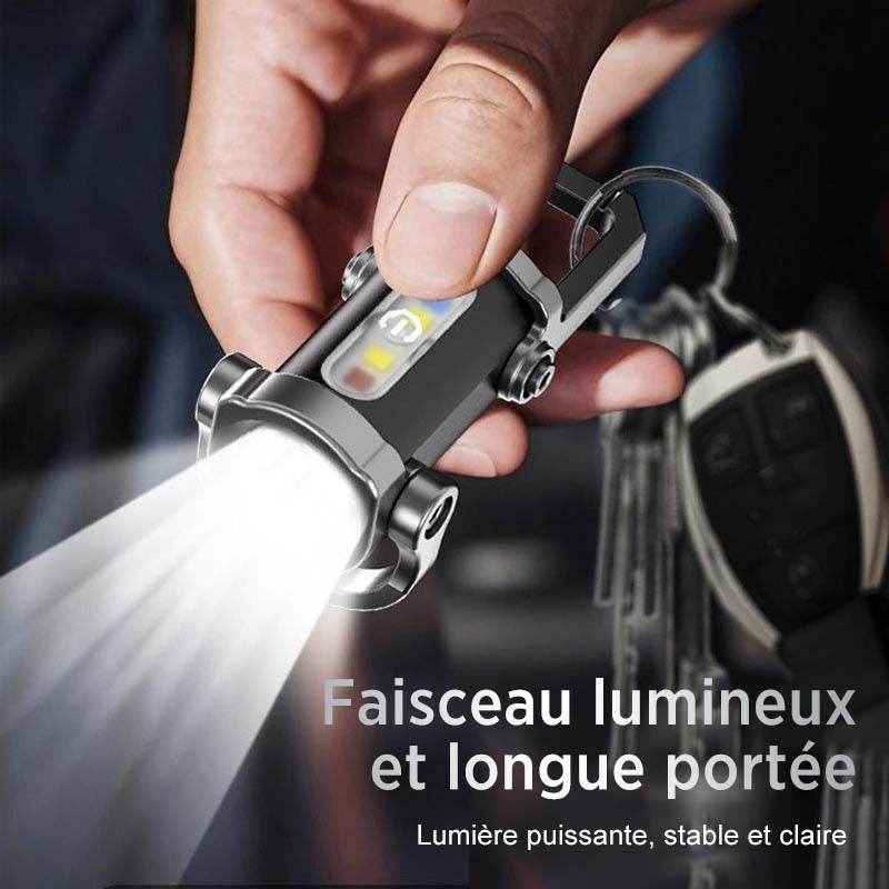🔦 KAUFE 1, ERHALTE 1 GRATIS! 🔦 Wiederaufladbarer Schlüsselanhänger – 300 Lumen, USB-C Ladung & Stoßfestes Design für Sicherheit und EDC ⚡