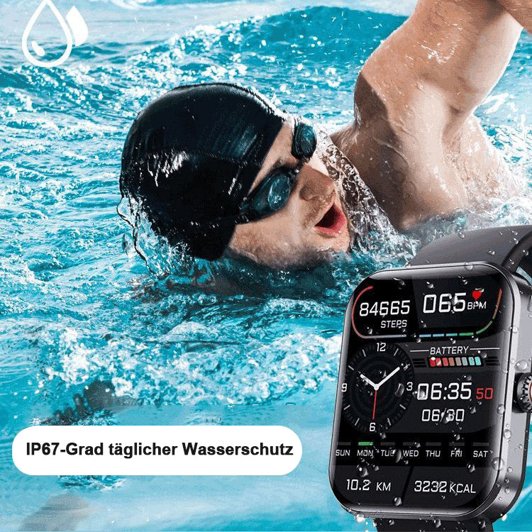 💖Ganztägige Überwachung von Herzfrequenz und Blutdruck🌟Intelligente Uhr mit Bluetooth für die Mode