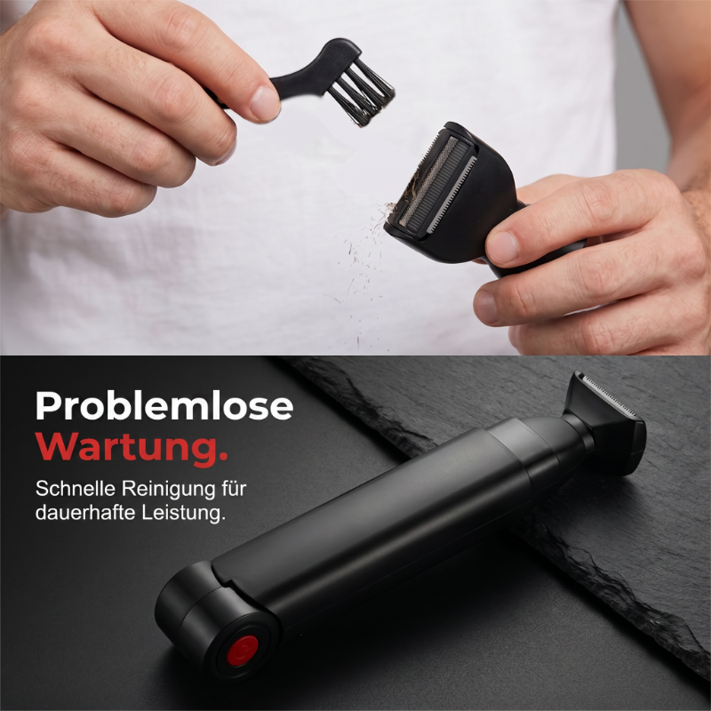 ⚡ Körpertrimmer für Männer – kabellos, wasserdicht & überall einsatzbereit ✂️  🔋 Perfekt für zu Hause, unterwegs & auf Reisen – präzises Styling ohne Kompromisse