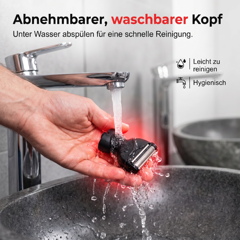 ⚡ Körpertrimmer für Männer – kabellos, wasserdicht & überall einsatzbereit ✂️  🔋 Perfekt für zu Hause, unterwegs & auf Reisen – präzises Styling ohne Kompromisse