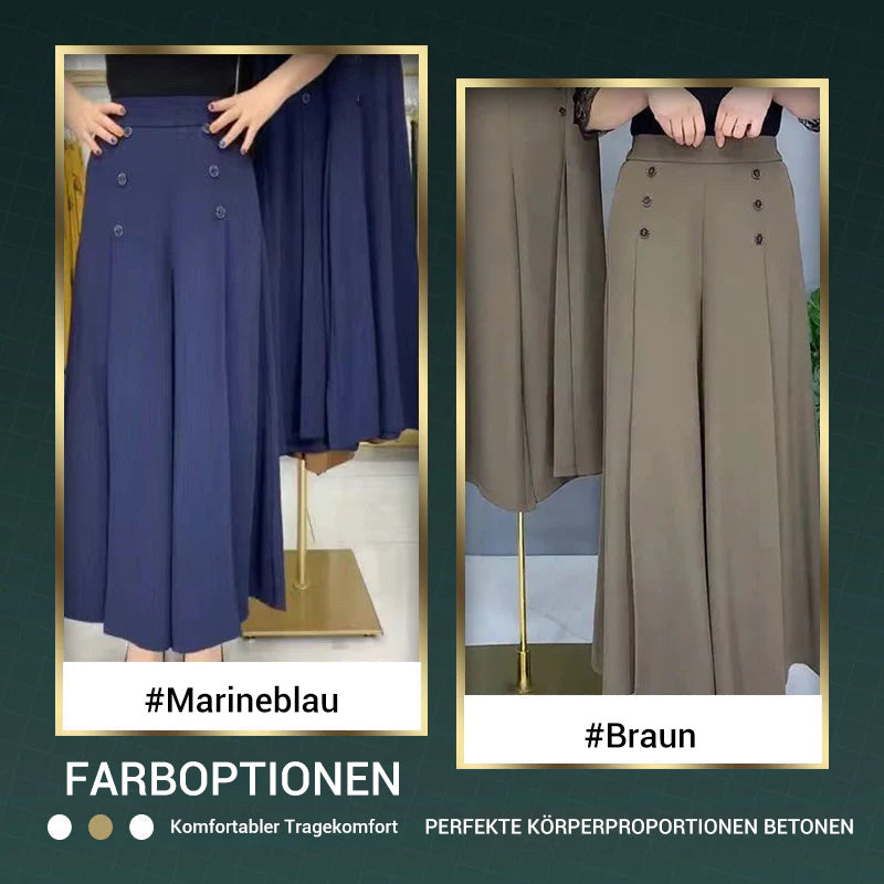 👖 【heißer Verkauf】 Falten -Weitbeinhosen