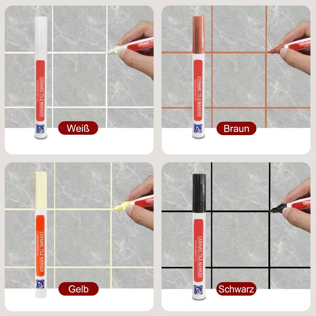 Pousbo® Anti-Schimmel und wasserfester Fugenstift für Keramikfliesen