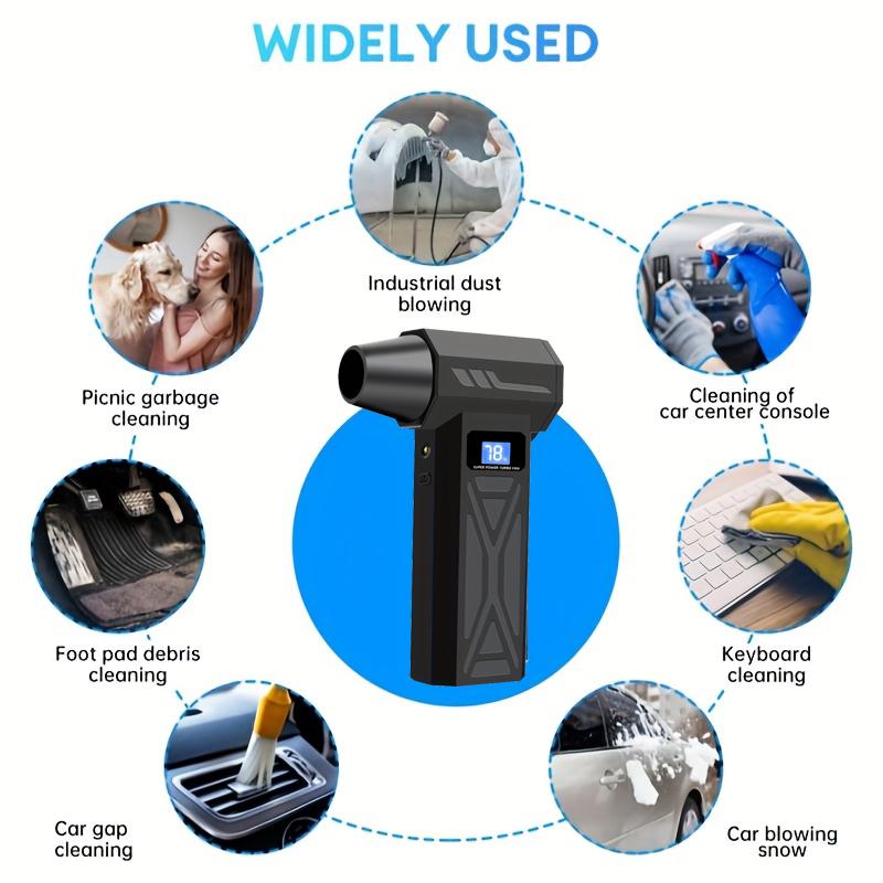 📢📢50% RABATT !!⏰Kabelloser Turbo-Lüfter – 50% RABATT! 4 Stufen, 5 Düsen, leistungsstarker Akku – reinigt Computer, Autos & Outdoor-Ausrüstung. 🔋