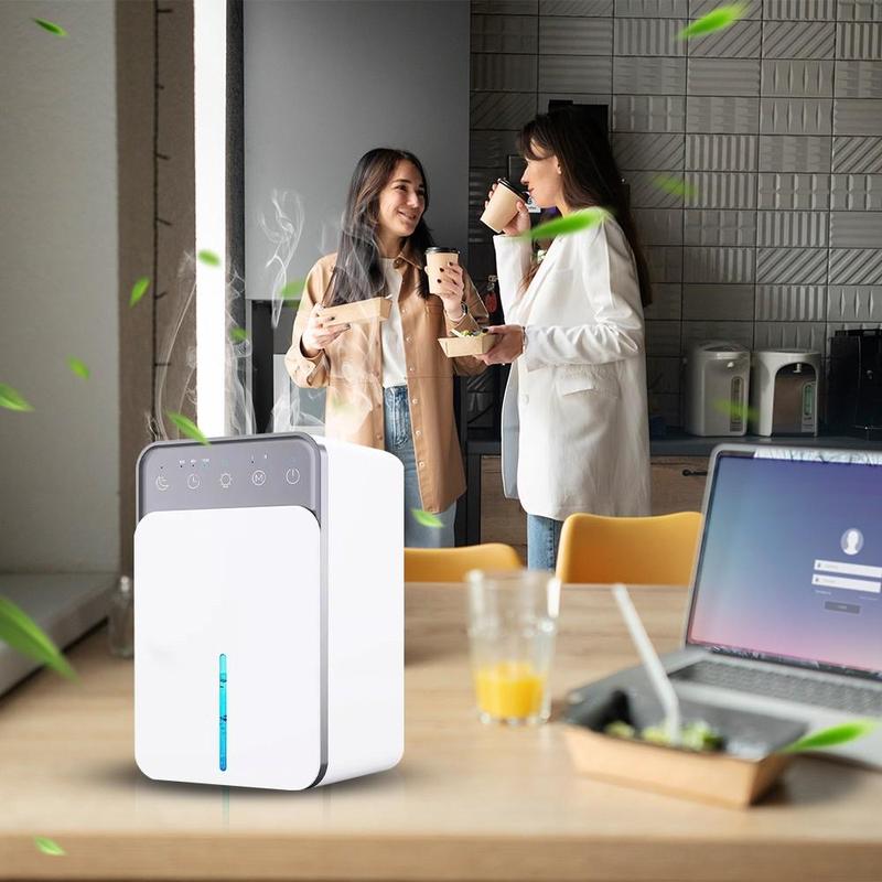 📢📢60 % Rabatt!! ⏰Ntelligent Entfeuchter - 220V mit Mehrfarbigen LED-Lichtern & Auto-Timer - Niedrige Energie & leiser Betrieb - Ideal für Schlafzimmer und Keller