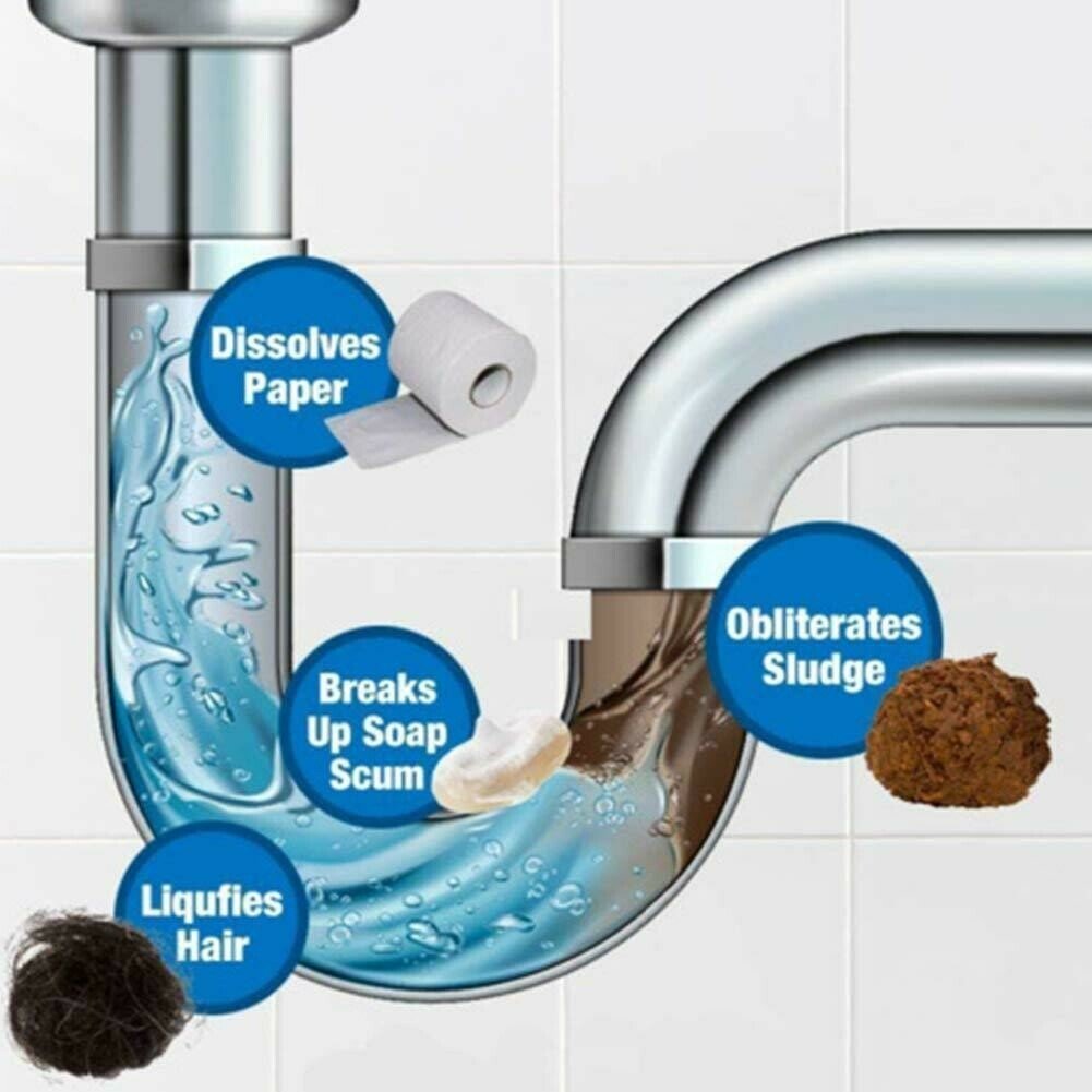 2026 Neues Upgrade💦Eco-friendly Sink and Drain Pipe Dredging Powder🎁