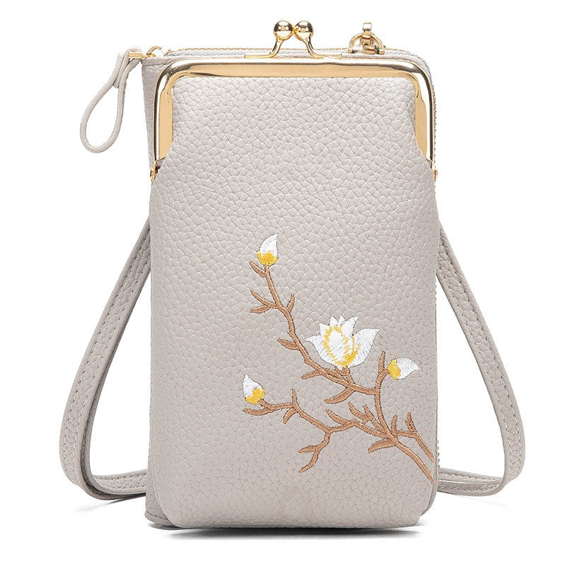 🔥2025 Heißer Verkauf🔥Damen-Sling-Cross-Body-Geldbörse mit Handyhalterung