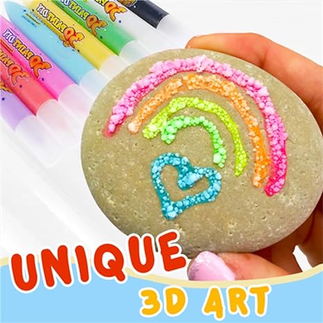🔥HEISSER SALE 2026🔥💥50.000+ VERKAUFT!🎄🎁Magische Popcorn-Stifte mit Blaseneffekt, wärmeaktivierte Popcorn-Stifte, DIY-3D-Kunstmarker für Kinderbastelprojekte