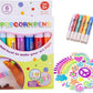 🔥HEISSER SALE 2026🔥💥50.000+ VERKAUFT!🎄🎁Magische Popcorn-Stifte mit Blaseneffekt, wärmeaktivierte Popcorn-Stifte, DIY-3D-Kunstmarker für Kinderbastelprojekte