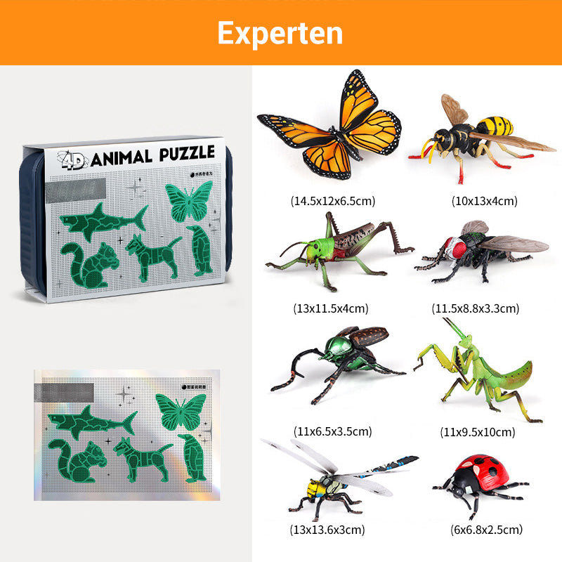 🔥Solange der Vorrat reicht 50 % Rabatt!🎉Kinderspielsachen für Kinder insekten und tierische Slot-Assembly