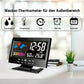 🔥bestes Geschenk-45% Rabatt🔥Digitaler LED-Temperatur- und Luftfeuchtigkeitsmonitor, Wettervorhersage, LED-Tischwecker
