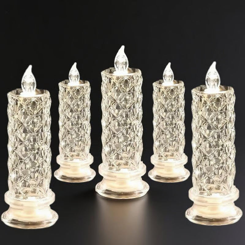 🔥Last Day 49% OFF🎁Set of 4 LED Crystal Candle Lights
