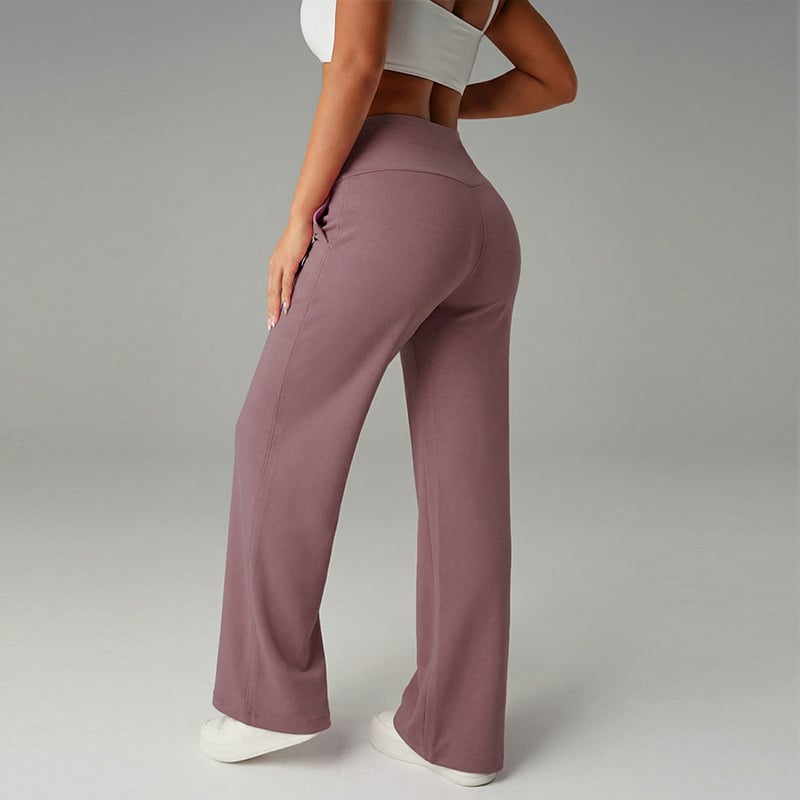 ⌛ Nur noch 3 Tage – 49% auf alles! ⏰ 50.000+ VERKAUFT!💕 Damen-Unifarbene Weite Straight-Leg-Hose