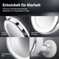 💄🪞 LED Kosmetikspiegel mit 10-facher Vergrößerung – Saugnapf, 360° drehbar & faltbar, für Bad & Make-up