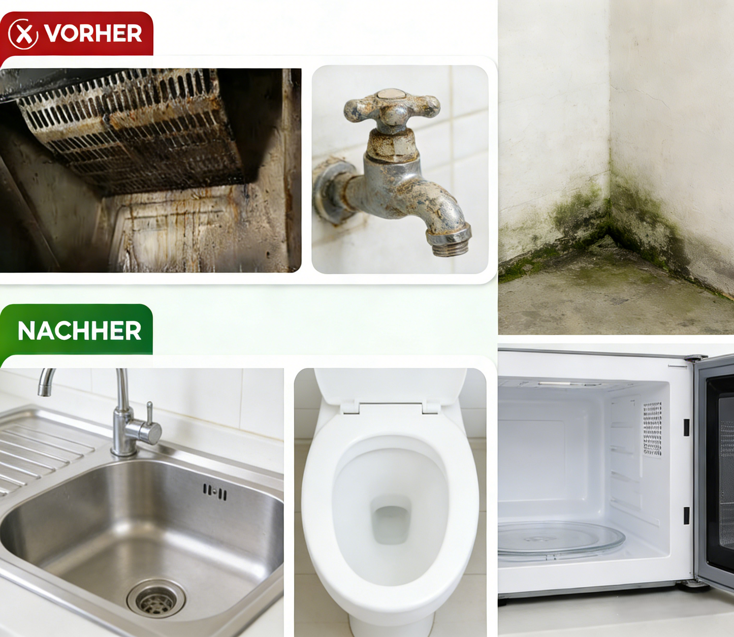 Multifunktionales Reinigerspray für Haushalt & Küche