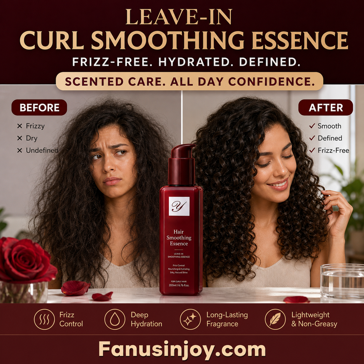 💆‍♀️ 50% Rabatt!✨ Pflegende Leave-in-Haarkur für frizziges Haar – mühelos glattes & stylisches Haar