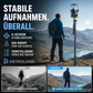 📱 4-beiniger Selfie-Stick für Smartphones – stabiler Stand, flexibel einsetzbar & vielseitig – perfekt für Selfies, Gruppenfotos, Vlogs & Videoanrufe – kompakt & leicht zu transportieren | Versandfrei